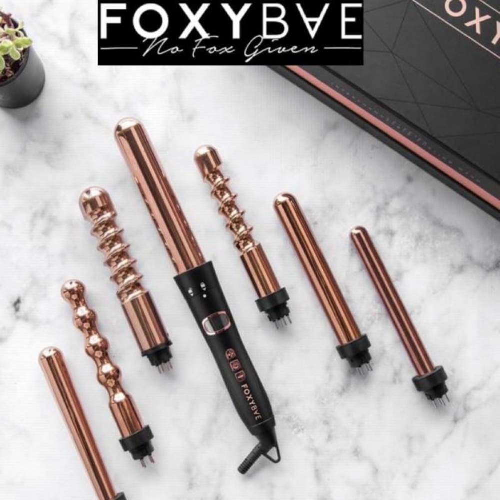FoxyBae 7-in-1 Curling  Wand Set